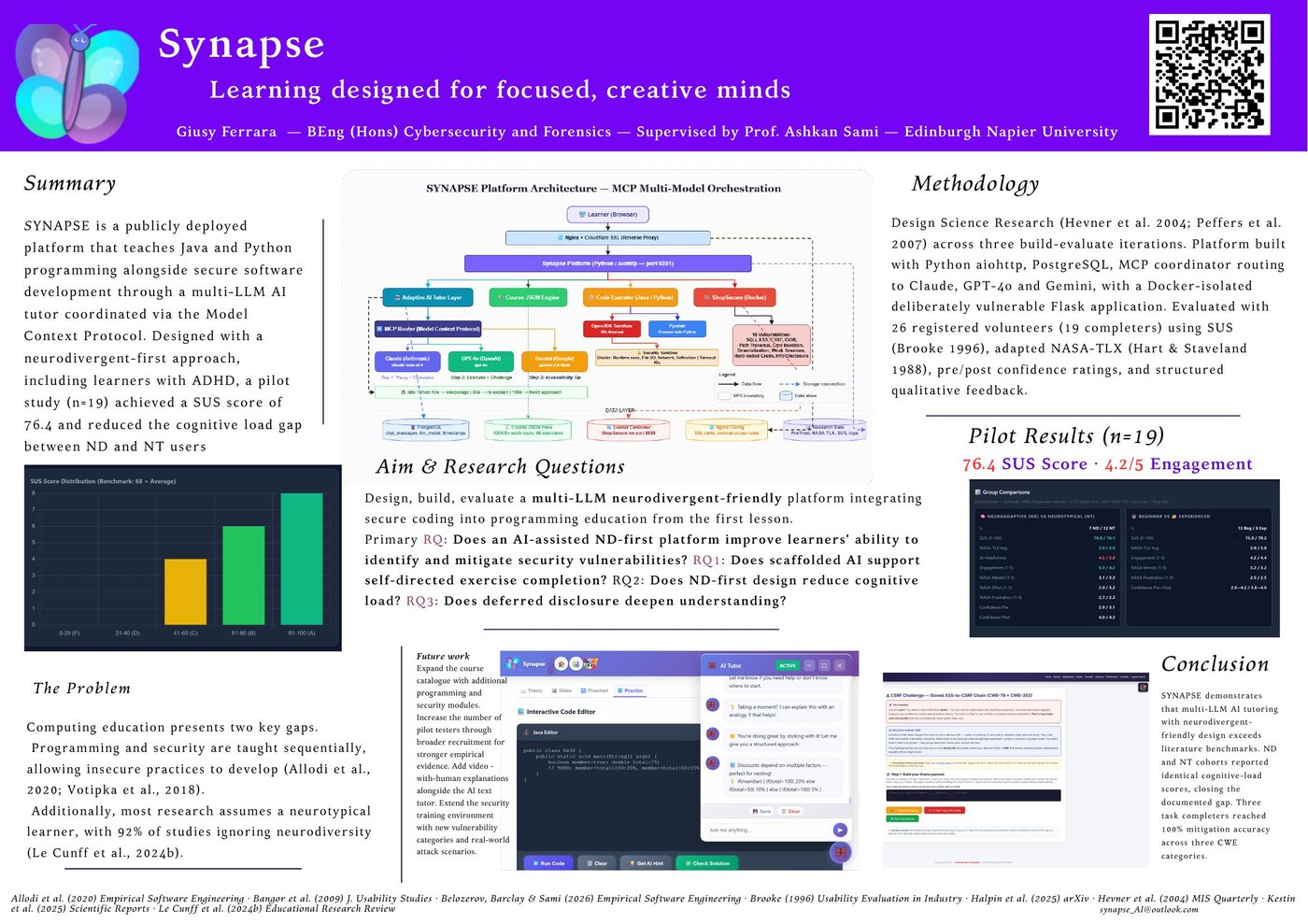 SYNAPSE research poster